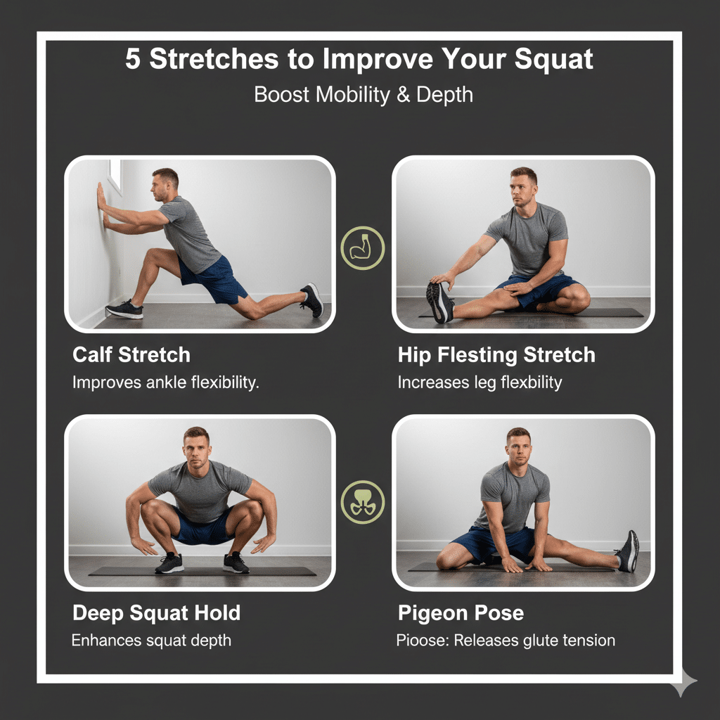 5 Stretches to Improve Your Squat