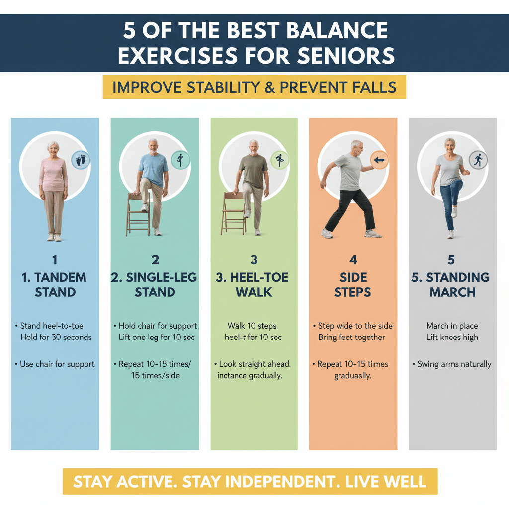 Best Balance Exercises For Seniors