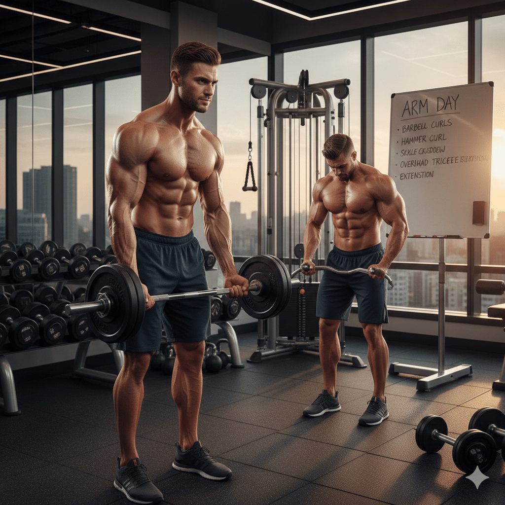 Complete Triceps and Biceps Workout