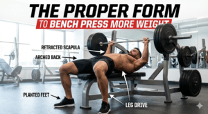 Proper Form to Bench Press More Weight