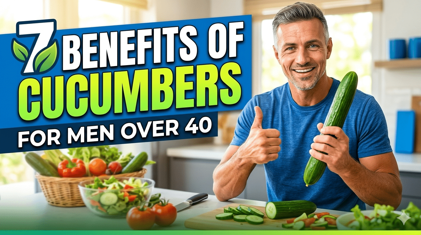 7 Benefits of Cucumbers for Men Over 40