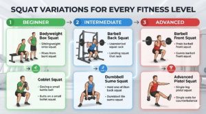 Squat Variations for Every Fitness Level