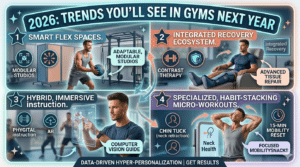 TRENDS YOU’LL SEE IN GYMS NEXT YEAR