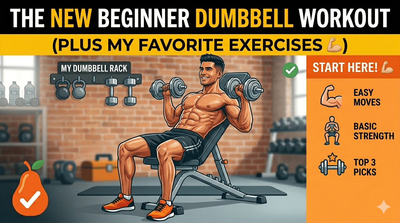 The NEW Beginner Dumbbell Workout (Plus my favorite dumbbell exercises 💪)