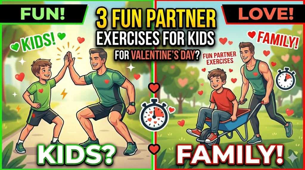 3 Fun Partner Exercises To Do With Your Kids