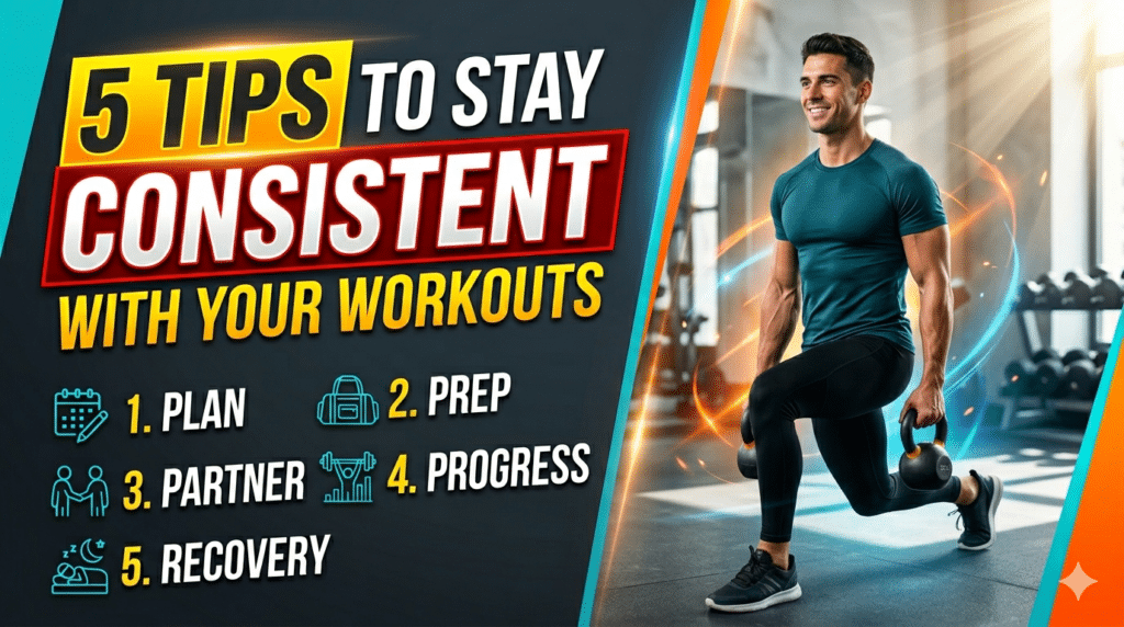 5 Tips to Stay Consistent with Your Workouts