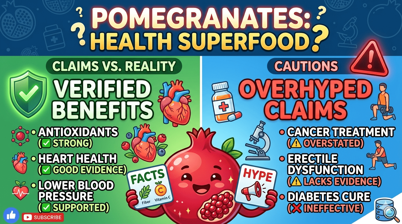 Man over 40 eating fresh pomegranate seeds with grilled chicken and vegetables