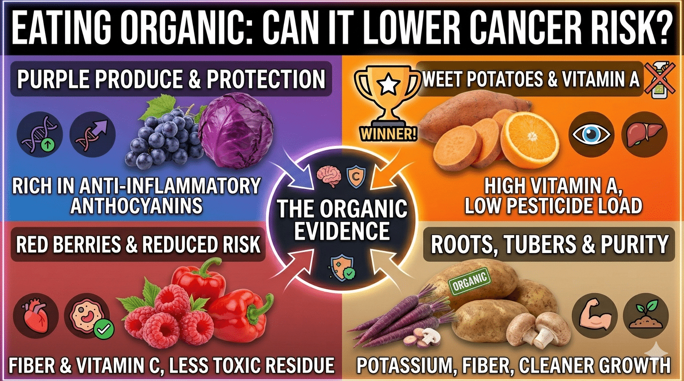 Man over 40 shopping for organic produce at a farmer's market