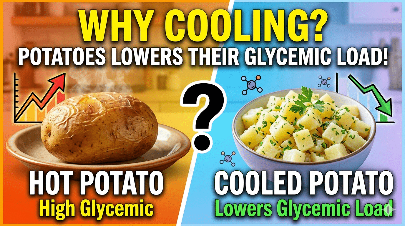 Why Cooling Potatoes Lowers Their Glycemic Load