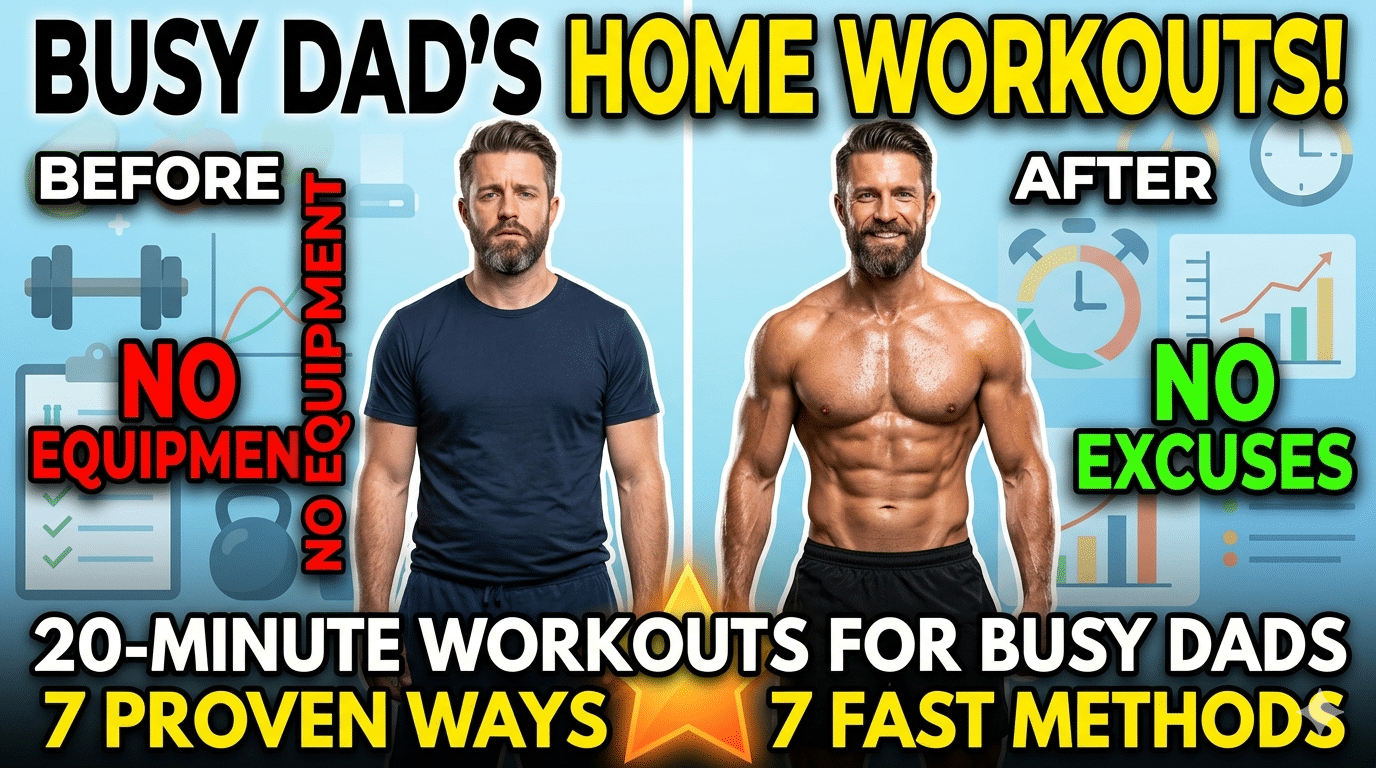 20-Minute Home Workouts for Busy Dads