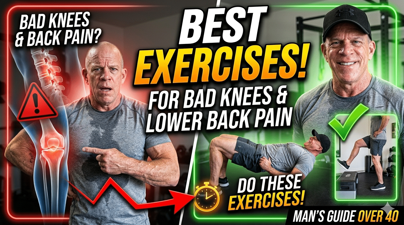 The Best Exercises for Bad Knees and Lower Back Pain in Men